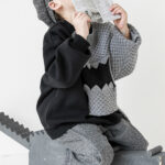 Custom Kids Splicing Pullover Sweater | Custom Kids Fashion Sweatshirt | High Street Streetwear Pullover - Image 2
