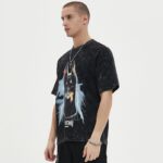 Stone Washed T shirt | DTF Heat Transfer | Dobermann Graphic | 230 250 GSM | Cotton Jersey | Custom Streetwear T-shirt - Image 8