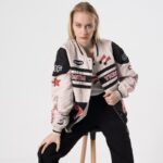 Custom Women's Khaki Nylon Jacket|Very Cool Biker Jacket|2022 Hot Fashion Style Jacket For Women|Autumn/Winter Must-have Jackets - Image 3