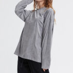 Custom Women's Long Sleeve Sweatshirt| Wholesale Blank Casual Oversize Unisex Sweatshirt| High Street 100% Cotton Sweatshirt - Image 4
