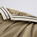 Custom Women's Autumn Turn-up Waist Design Pants|Wholesale Wide-leg Mopping Pants|Custom High Street Pants - Image 3