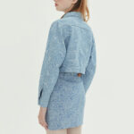 Custom Women's Jeans Set| Embossing Trendy Casual Jeans Dress Set| Button Fashion Street Tide Set - Image 5