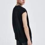 Wholesale High Street Wash T shirts| 100% Cotton Hip Pop Tank Top In Stock| Mens Casual Gradiant Sports T shirts On Sale - Image 3