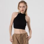 Custom Women Casual Tank Top | High Street Hip Hop Tank Top | Solid Color Street Dance Tank Tops - Image 6