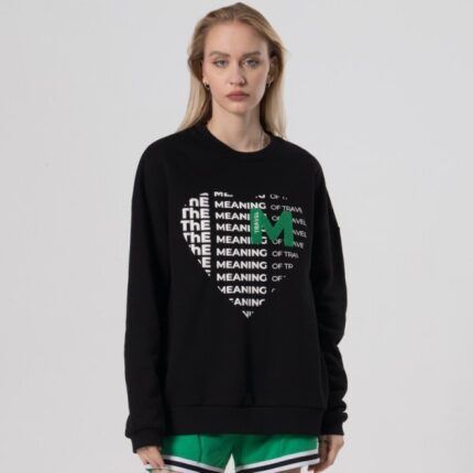 Puff Print & Flocking Crewneck Sweatshirt manufacturing reference