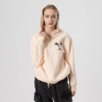 Custom Women's Causal Hoodie| 100% Cotton Fleece Winter Hoodie Manufacturer| Custom Embroidery Design Women's Hoodie - Image 6
