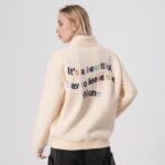 Custom Women's Causal Hoodie| 100% Cotton Fleece Winter Hoodie Manufacturer| Custom Embroidery Design Women's Hoodie - Image 3
