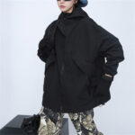 Custom Women's Outdoor Waterproof Winderbreaker| Custom Vintage Winderbreaker| Wholesale Loose Winderbreaker - Image 5