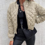 Custom Women's Short Cotton Jacket| Custom Retro Cotton Jacket| Wholesale Casual Cotton Jacket - Image 5