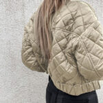 Custom Women's Short Cotton Jacket| Custom Retro Cotton Jacket| Wholesale Casual Cotton Jacket - Image 3