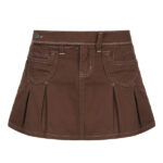 Custom Women's Sexy Slim Skirt | Autumn High Waist Skirt | Hot Girl Short Denim Pleated Skirt - Image 6