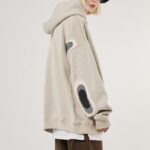 Custom Unisex American Retro Hoodie| Custom Loose Fit Hoodie| Wholesale Heavy Fleece Hoodie - Image 4