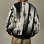 Custom Men's Knit Sweater | Custom Textured Sweater| Men's Autumn And Winter New Trend Loose Sweater| Custom 100% Polyester Oversized Sweaters - Image 5