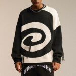 Custom Whirlpool Sweater | Crewneck Hoodless Loose Version Type | Personality Loose Trend Sheep Sweater Knitted Shirt - Image 6