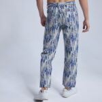 All Over Print Men Jeans | 100% Cotton | Y2K Men Denim Jeans | Straight Leg | Streetwear - Image 2