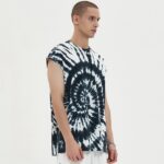 Tie Dye Swirl Tank Tops | Men | 100 Cotton | Oversized | 230 GSM | Sleeveless T-shirt - Image 4