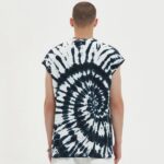 Tie Dye Swirl Tank Tops | Men | 100 Cotton | Oversized | 230 GSM | Sleeveless T-shirt - Image 3