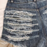 Distressed Denim Jean Shorts | Booty | Sexy | Hot | Custom Streetwear Women - Image 6