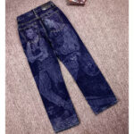 Vintage Wash Graffiti Jeans Men | Straight Leg Denim Pants | Digital Print | Suppliers of Clothing - Image 7