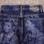 Vintage Wash Graffiti Jeans Men | Straight Leg Denim Pants | Digital Print | Suppliers of Clothing - Image 6