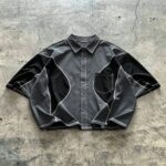 Contrast Stitch Short Sleeve Shirt | Color Block | Cotton Twill Fabric | Custom Streetwear Manufacturer - Image 5