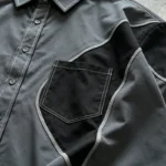 Contrast Stitch Short Sleeve Shirt | Color Block | Cotton Twill Fabric | Custom Streetwear Manufacturer - Image 3