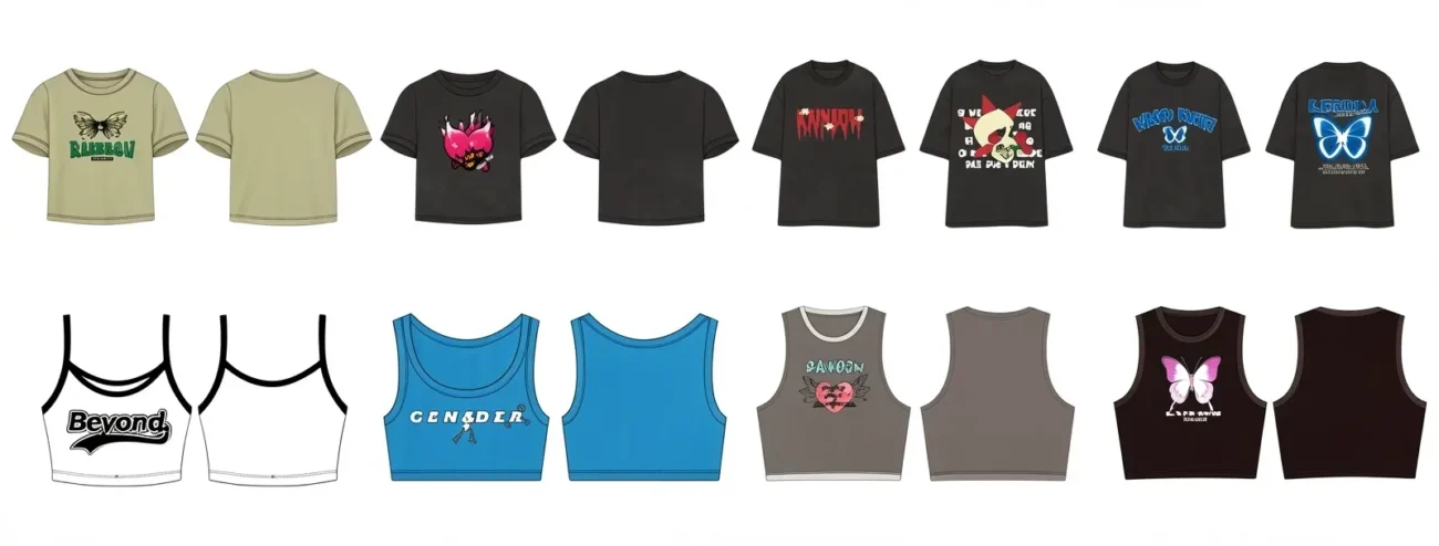 Custom streetwear manufacturing references for womenswear