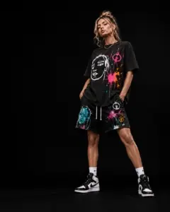Graphic T-shirt and shorts design reference