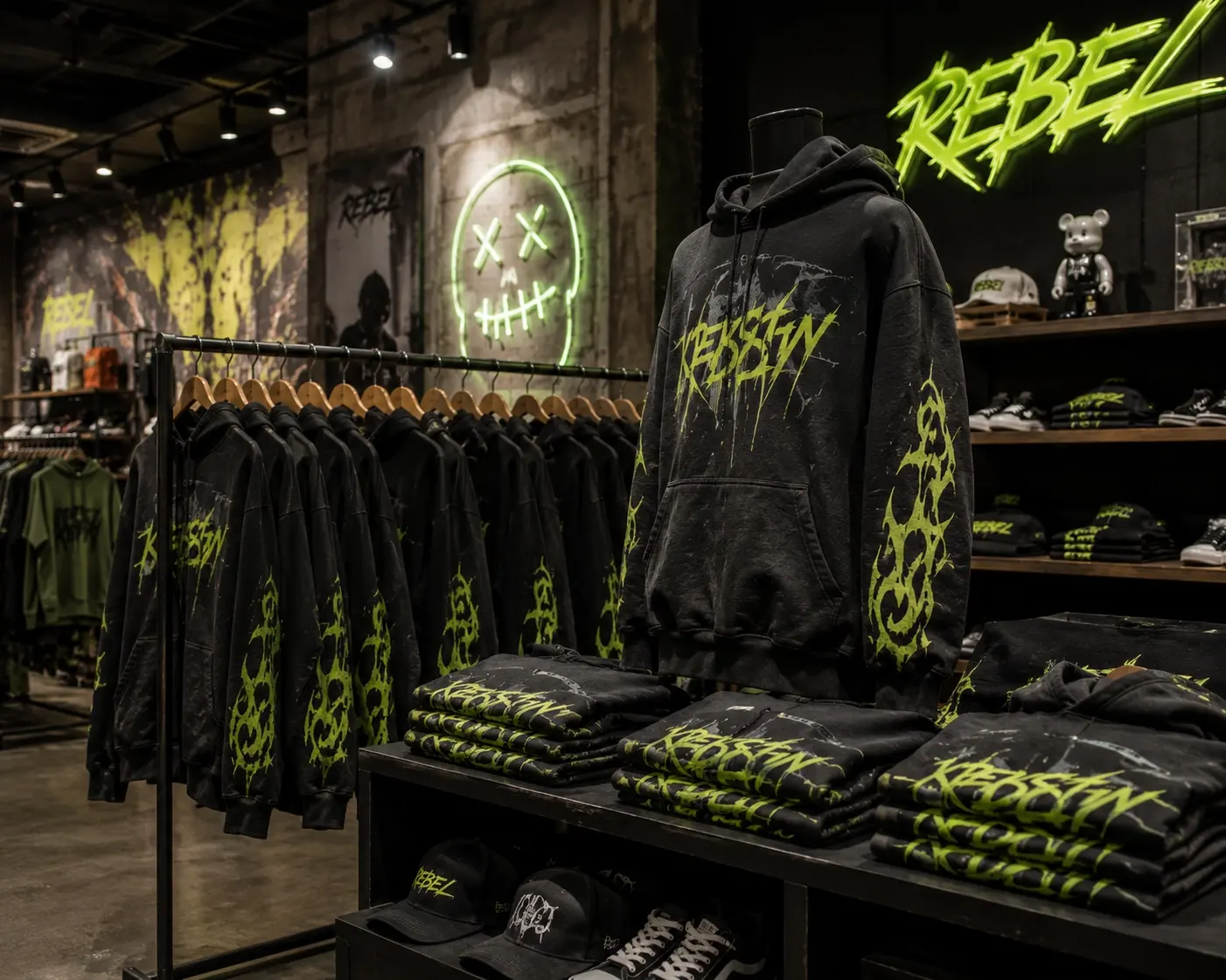 Custom streetwear retail collection reference