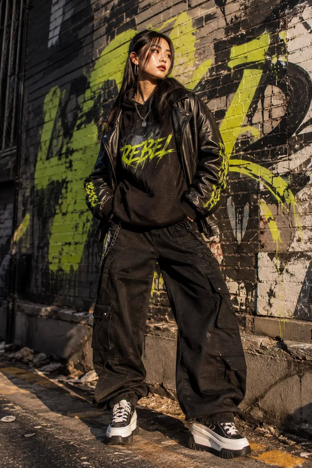 Custom streetwear styling reference for creators